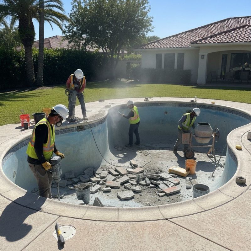 Concrete Pool Patio Repair
